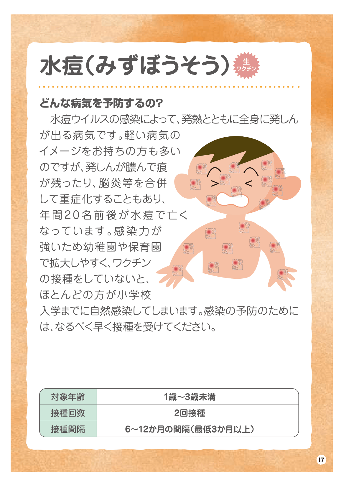 予防接種を受けましょう ページ18